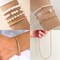 750 Pieces Beads for Bracelets Making Kit DIY Pearl Beads for Jewelry Making Kit for Adults Charms for Bracelets String Crystal Beads for Bracelets Making Kit for Girls Jewelry Making Supplies